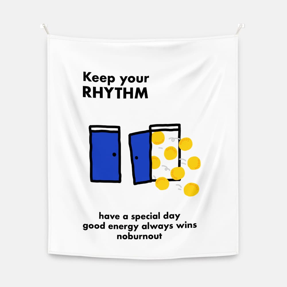 굿에너지얼웨이즈윈즈 패브릭 포스터 대형 이미지