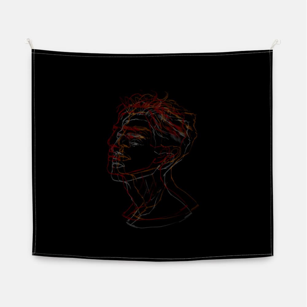 굴레 블랙 패브릭 포스터 대형 (가로) 이미지