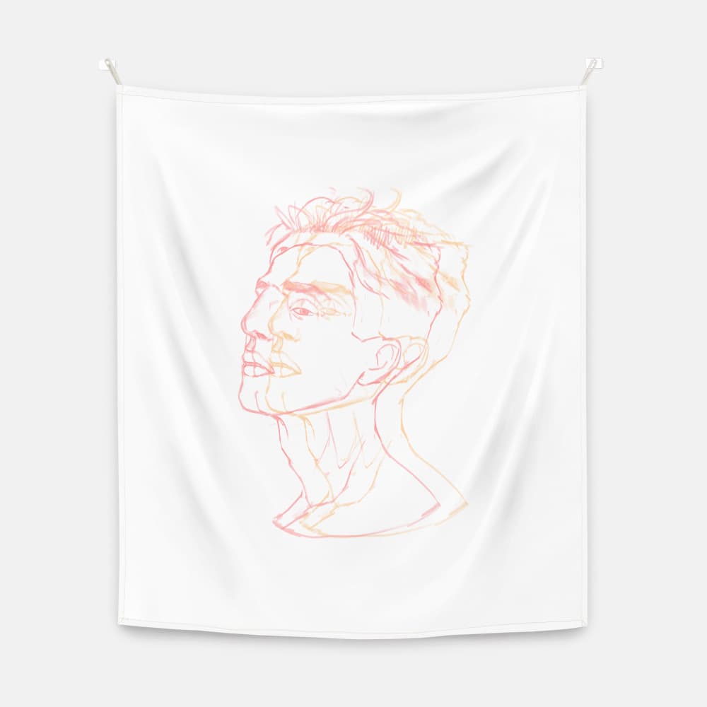 굴레 화이트 패브릭 포스터 대형 이미지