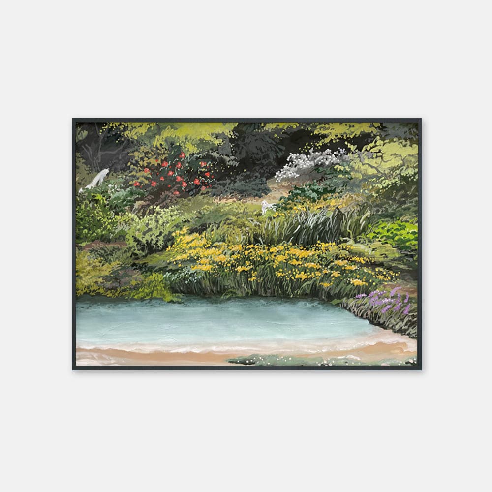 꽃밭의 물결 포스터 이미지