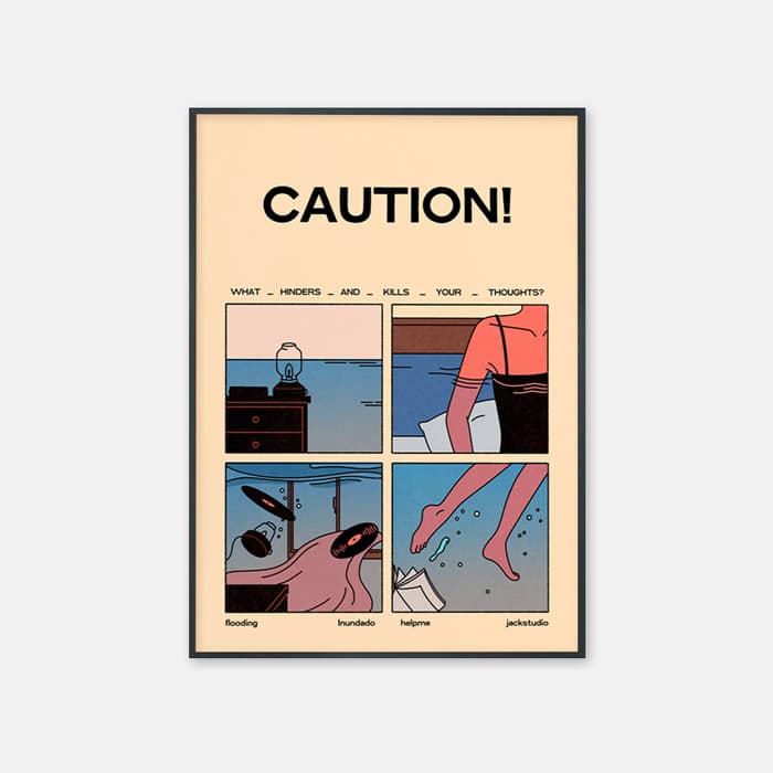 침수주의 버터 포스터 이미지