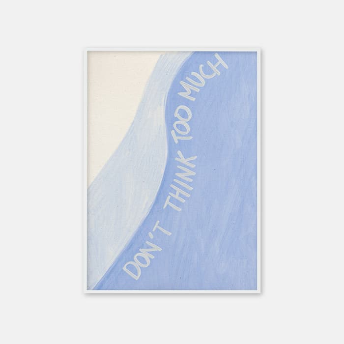 don't think too much 포스터 이미지