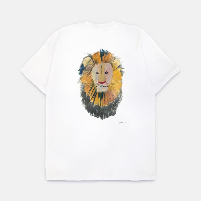 책이 된 사자, 마클 (本になったライオンマルクル) 반팔티셔츠 이미지