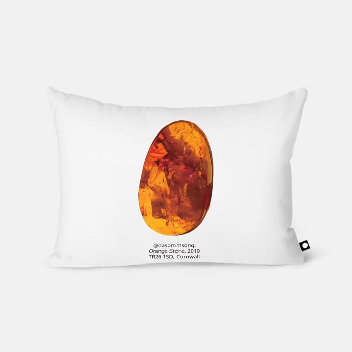 Orange Stone -1 베개 커버 이미지