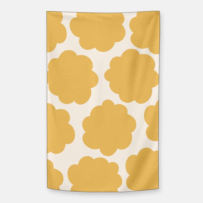 Flower in dreams Sunflower Yellow 쉬폰 패브릭 포스터 이미지