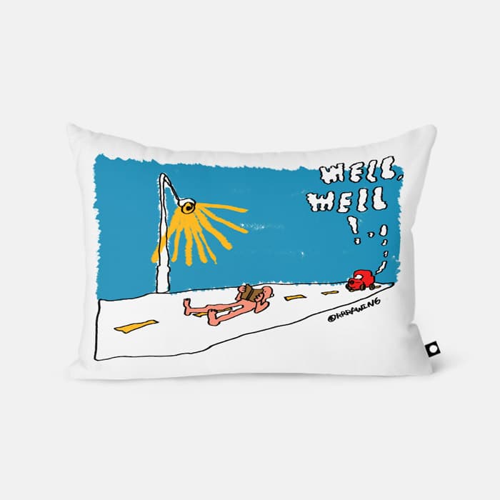 well well 베개 커버 이미지