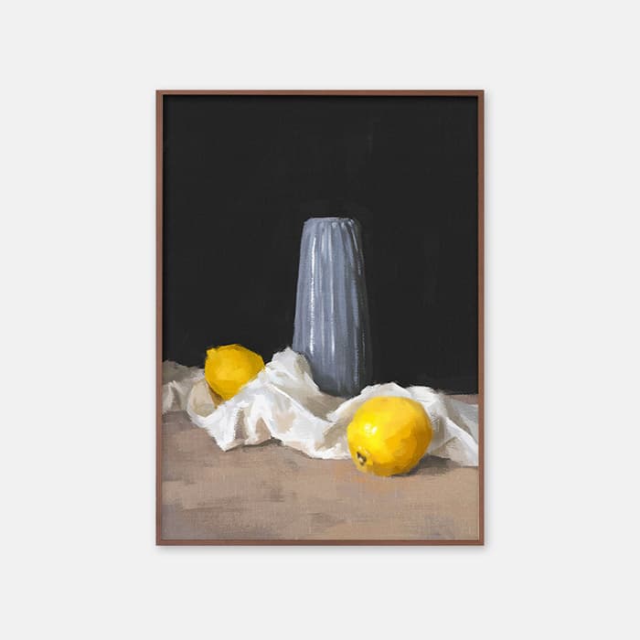 레몬,물병 포스터 이미지