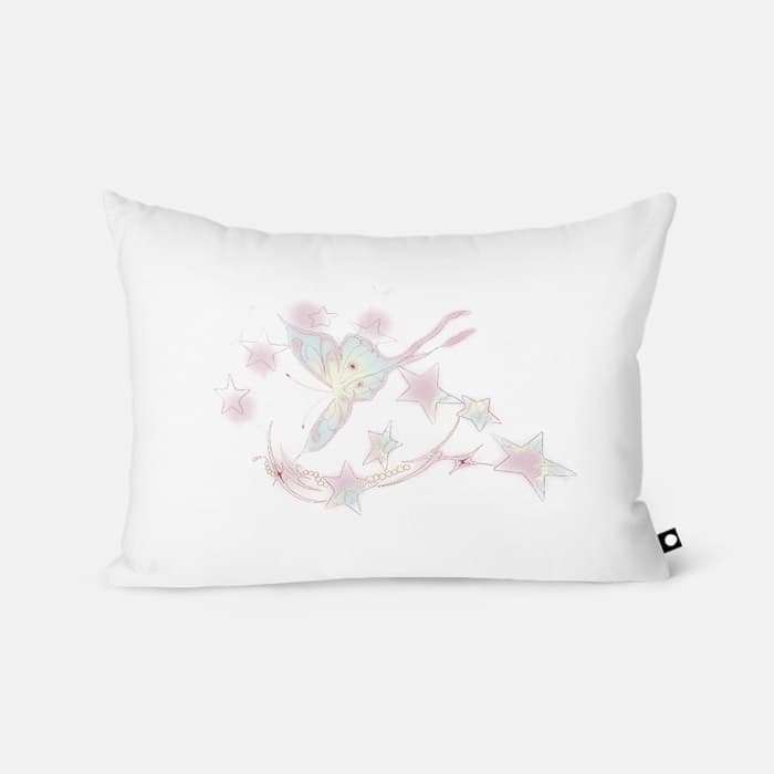 나비 베개 커버 이미지