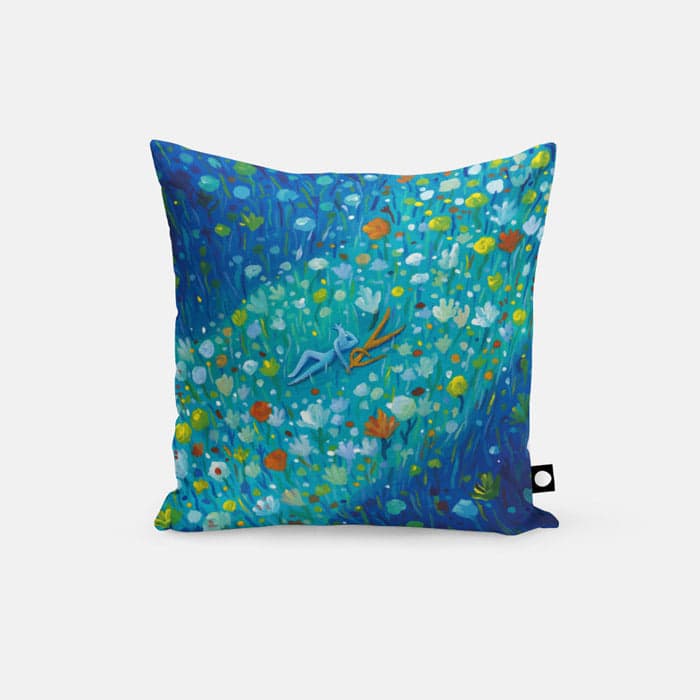 꽃바닥 002 쿠션 커버 이미지