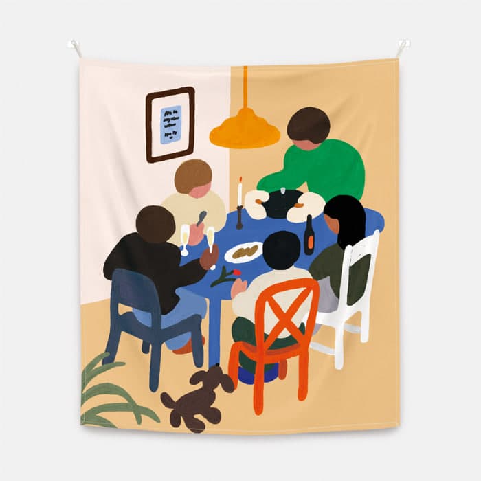 Dinner time 패브릭 포스터 대형 이미지