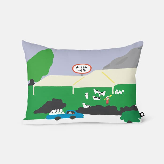 Fresh milk 베개 커버 이미지
