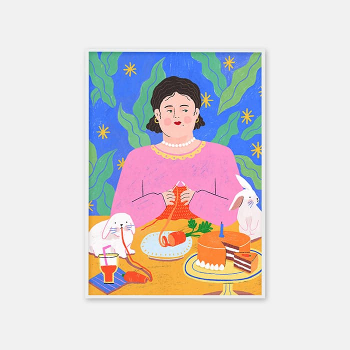 당근 모자 만들기 포스터 이미지