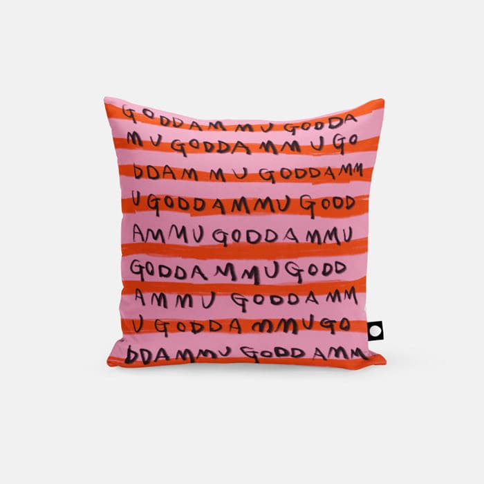 말 많은 땜무 PINK 쿠션 커버 이미지