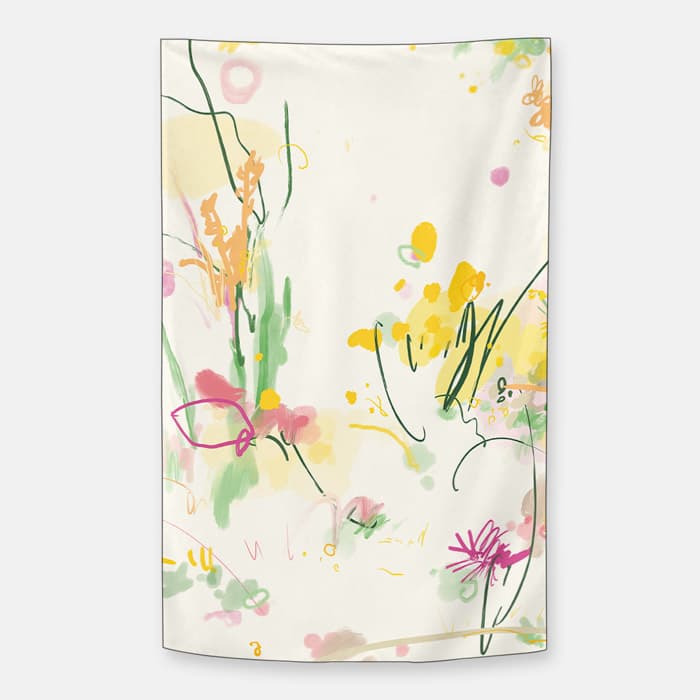 봄 5 쉬폰 패브릭 포스터 이미지