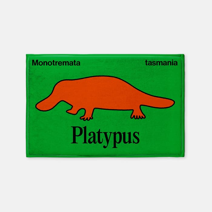 오리너구리 발매트 이미지