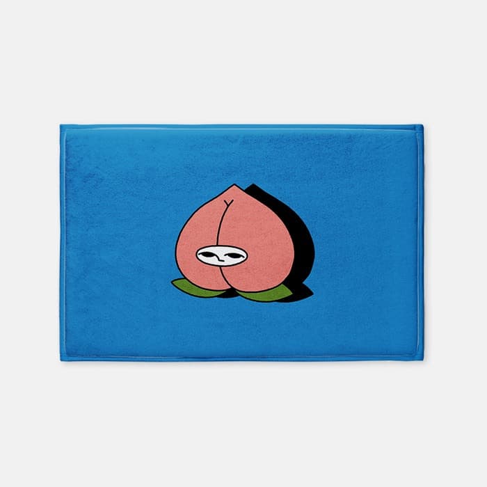 복숭아 발매트 이미지