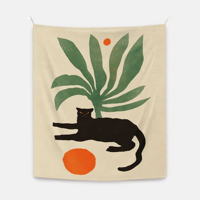 resting panther 패브릭 포스터 대형 이미지