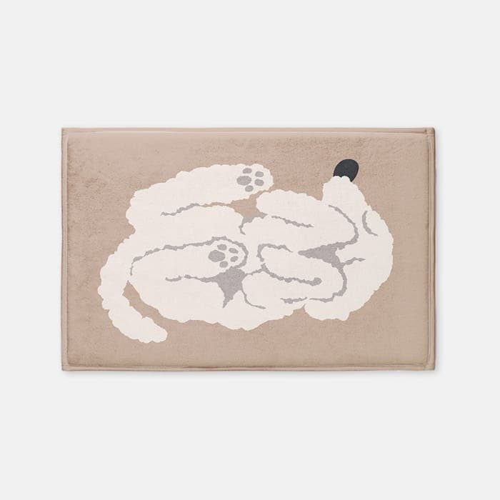 강아지식빵(beige) 발매트 이미지