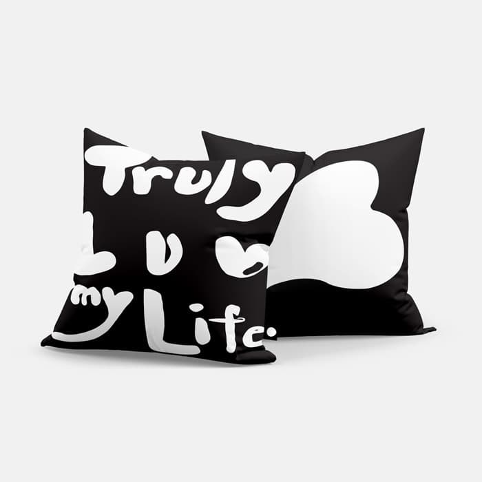 Truly love my life 쿠션 커버 이미지