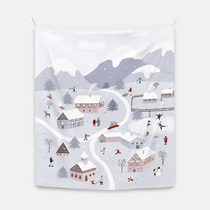 winter wonderland 패브릭 포스터 대형 이미지
