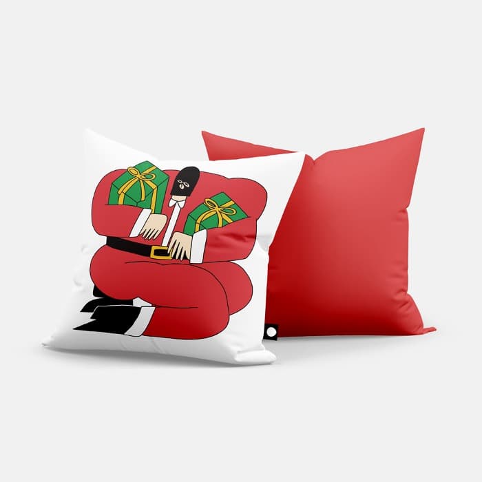 크리스마스 쿠션 커버 이미지