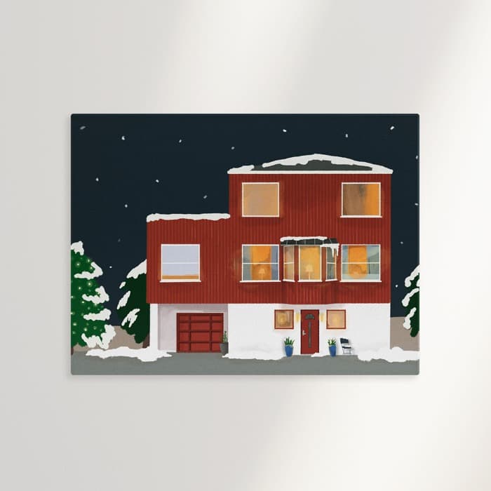 winter in the andenes 캔버스 액자 이미지