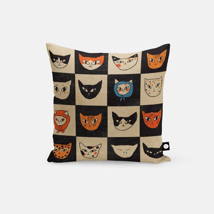 cat bingo 쿠션 커버 이미지