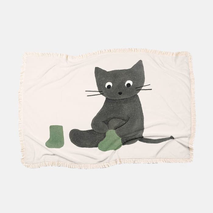 put on shoes first 극세사 담요 이미지