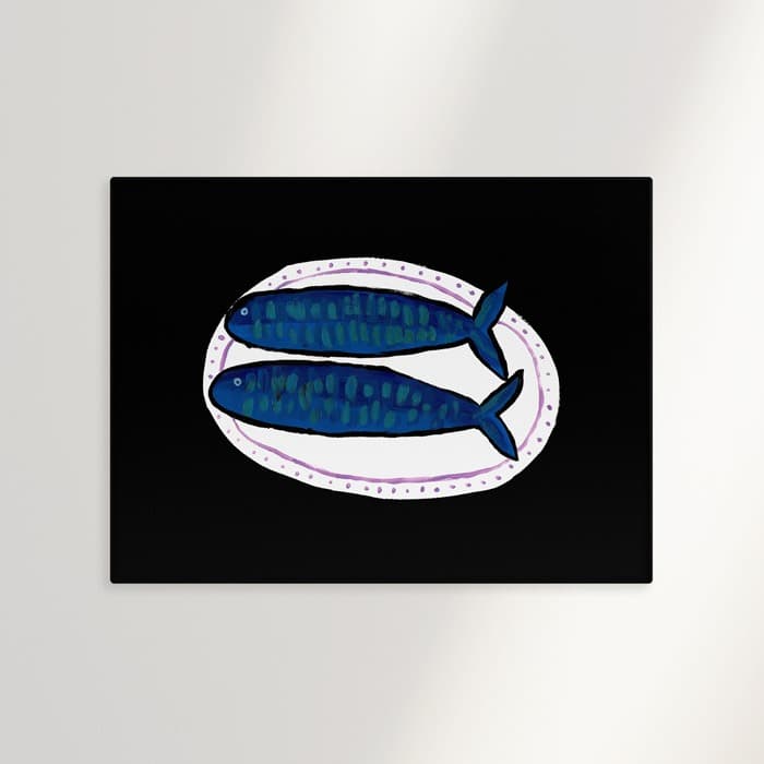 Two yummy fish 캔버스 액자 이미지