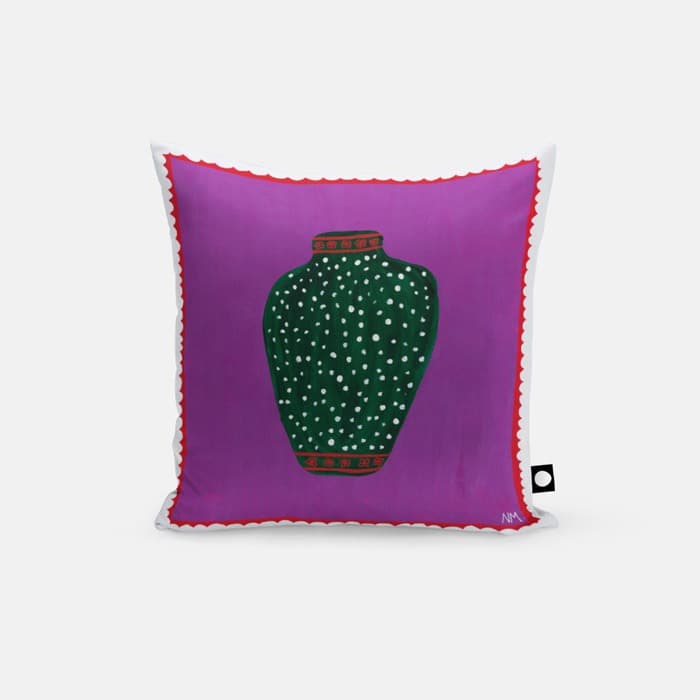 Green vase 쿠션 커버 이미지