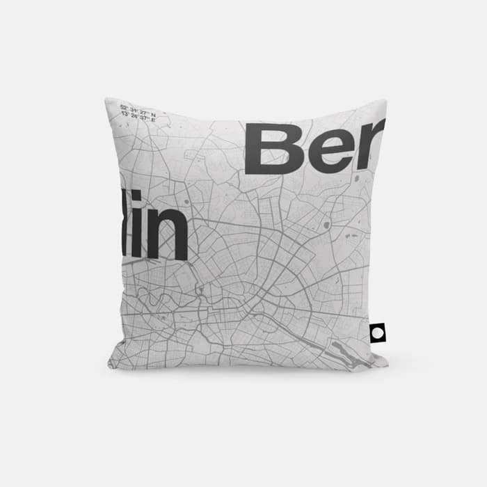 Berlin Map_club 4 쿠션 커버 이미지