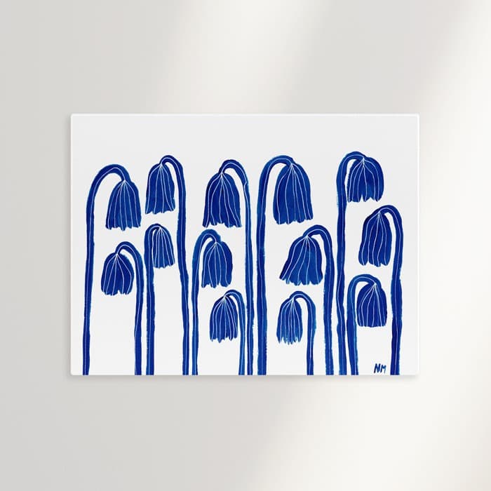 Blue flowers 캔버스 액자 이미지