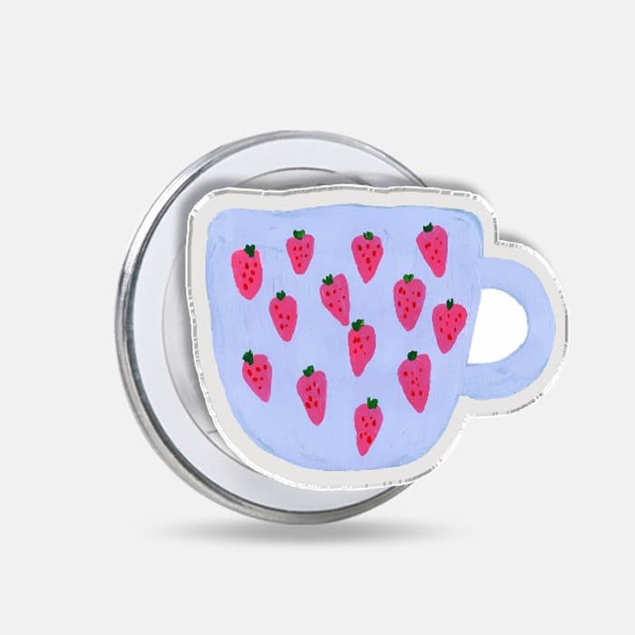 The strawberry mug 맥세이프 톡 이미지