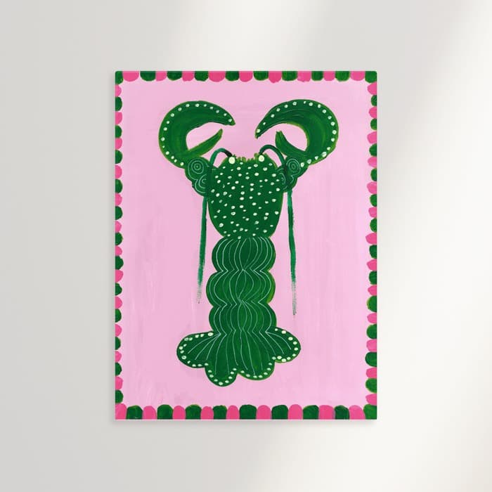 Green lobster 캔버스 액자 이미지