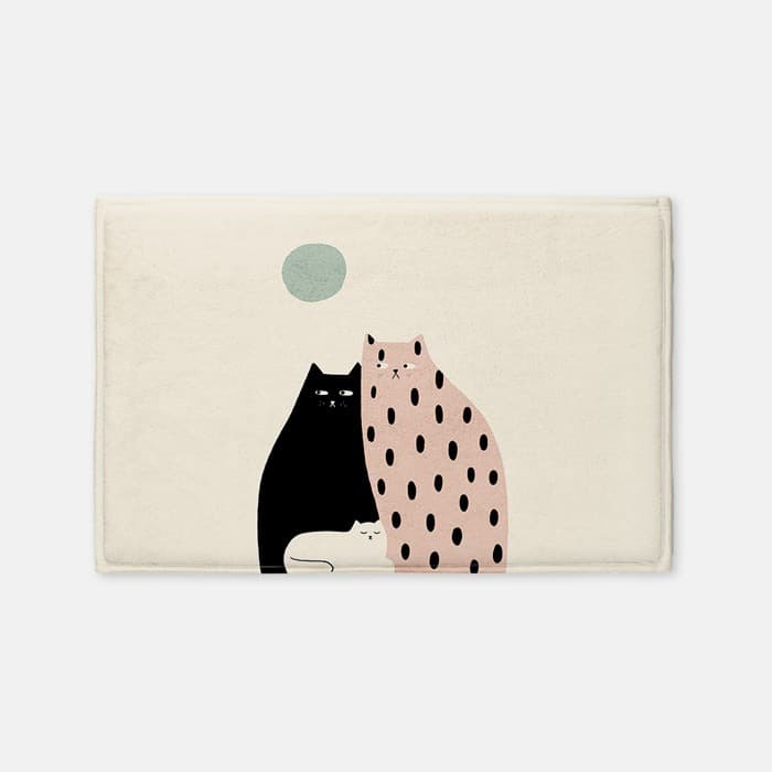 CATS UNDER THE MOON 발매트 이미지