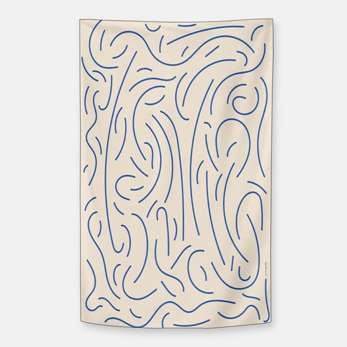 바람 쉬폰 패브릭 포스터 이미지