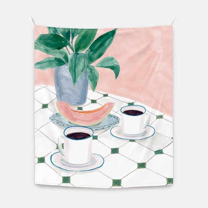 Melon Morning 패브릭 포스터 대형 이미지