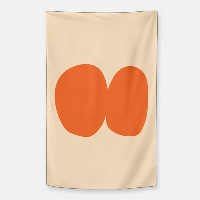 모양 2 쉬폰 패브릭 포스터 이미지