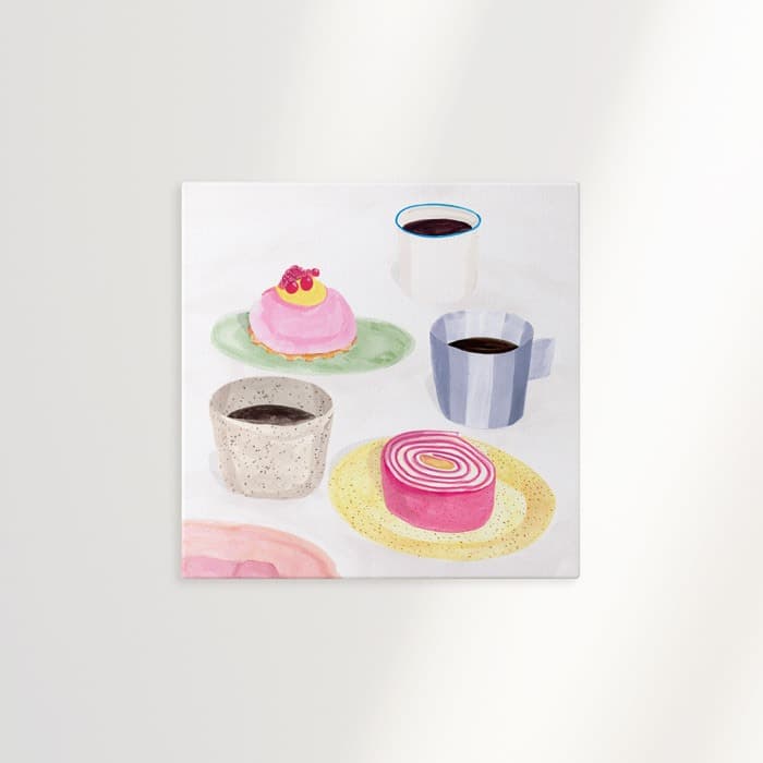 Pudding 캔버스 액자 이미지