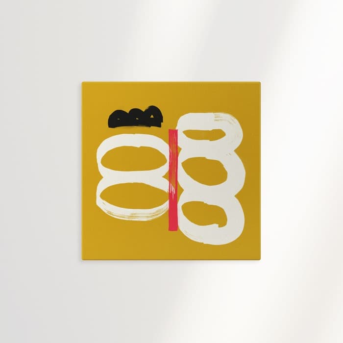 Bold lines(Brown) 캔버스 액자 이미지