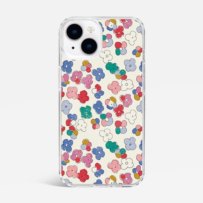 Hand drawn flowers ver.2 맥세이프 케이스 이미지