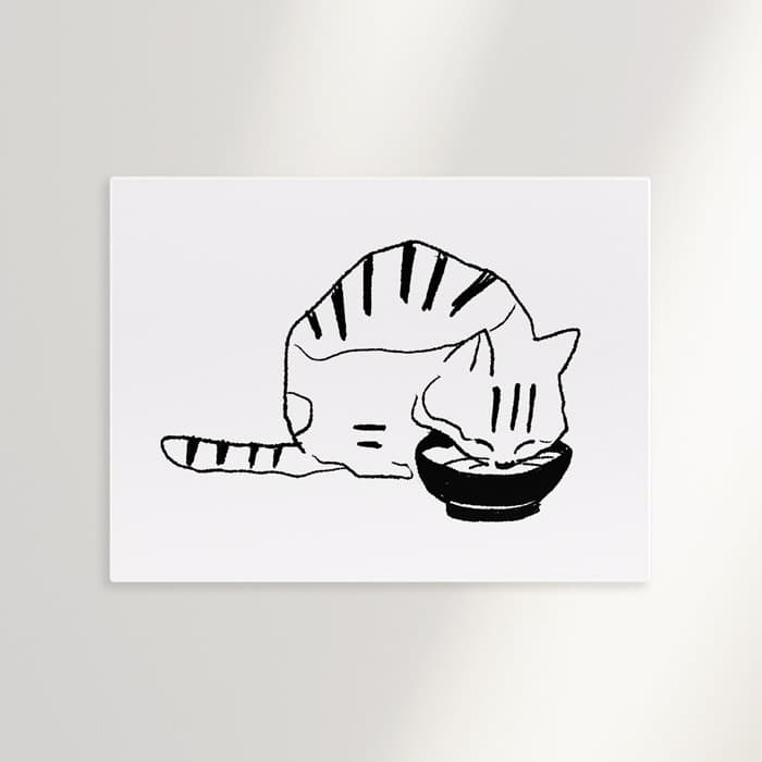 cat 캔버스 액자 이미지