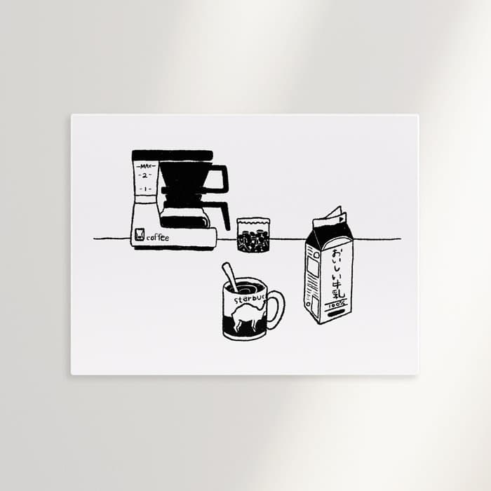 coffee time 캔버스 액자 이미지