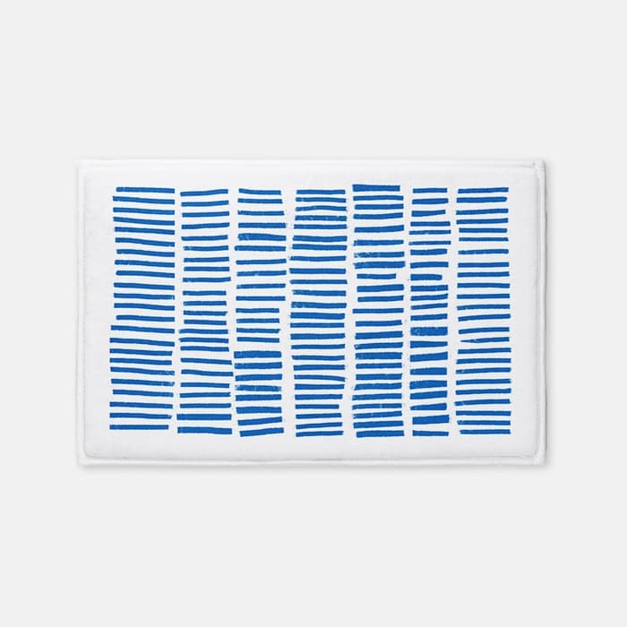 Blue Dashes 발매트 이미지