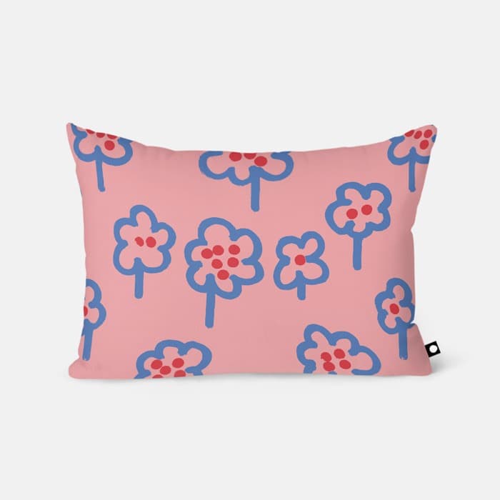 Big flowers(Pink) 베개 커버 이미지