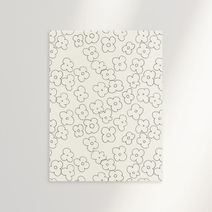 Hand drawn flowers 캔버스 액자 이미지