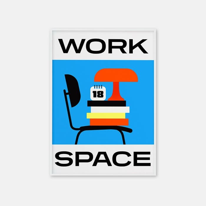 Work space 포스터 이미지