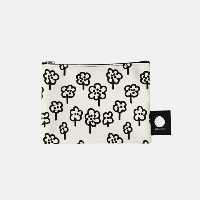 Big flowers(Black) 파우치 이미지
