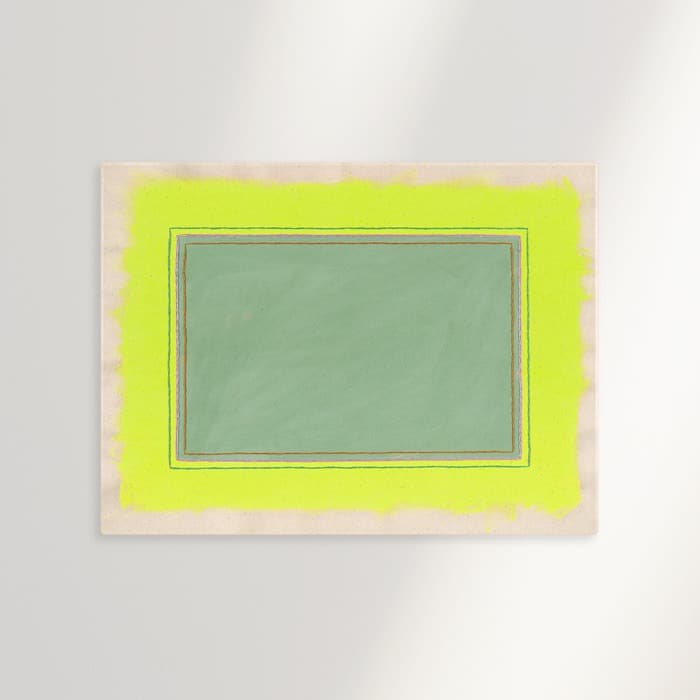 Sage Neon 캔버스 액자 이미지