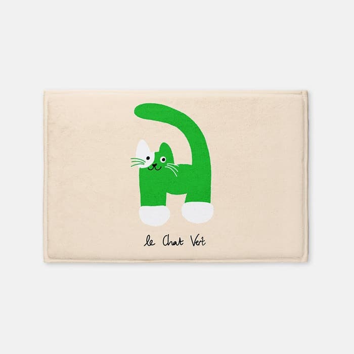 Green cat 발매트 이미지